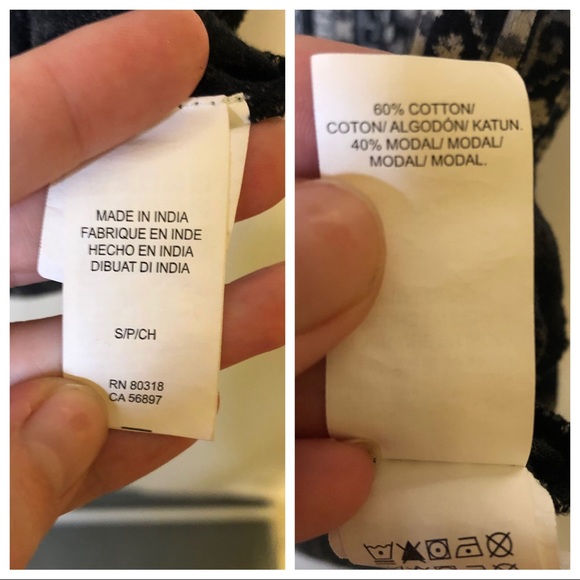 Lucky Brand Boho Tie Front Blouse - Size S - Picture 8 of 8